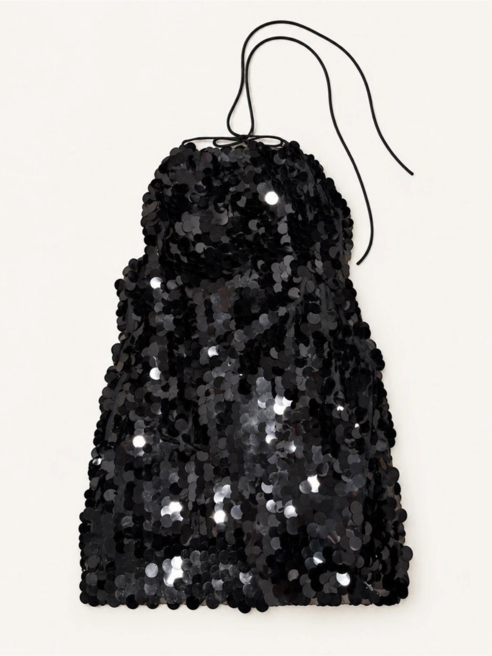 Black Sequin Mini Bag Like New
